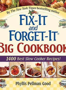 【预售】Fix-It and Forget-It Big Cookbook: 1400 Best Slow
