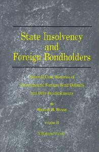 【预售】State Insolvency and Foreign Bondholders: Selected