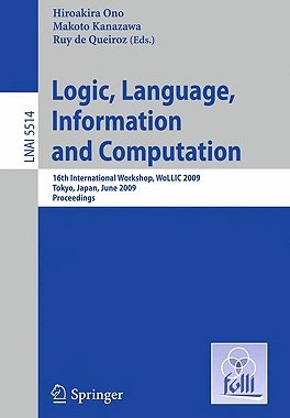 【预售】Logic, Language, Information and Computation: 16th