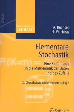 【预售】Elementare Stochastik: Eine Einfuhrung In die