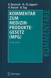 【预售】Kommentar Zum Medizinproduktegesetz (MPG)