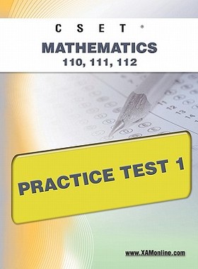 【预售】Cset Mathematics 110, 111, 112 Practice Test 1