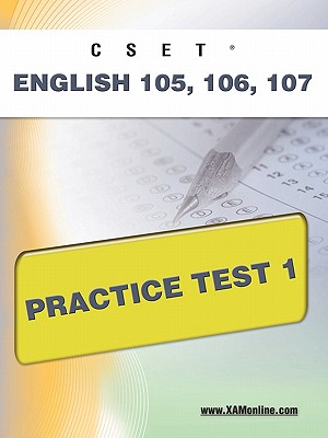【预售】Cset English 105, 106 Practice Test 1