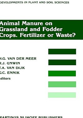 【预售】Animal Manure on Grassland and Fodder