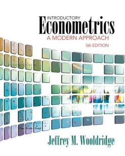 【预售】Introductory Econometrics: A Modern Approach