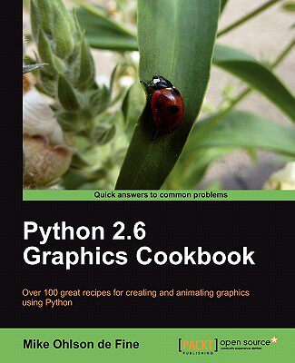 【预售】Python 2.6 Graphics Cookbook