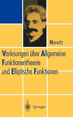 【预售】Vorlesungen Uber Allgemeine Funktionen-Theorie Und