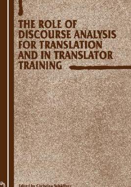 【预售】The Role of Discourse Analysis for Translation and