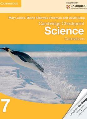【预售】Cambridge Checkpoint Science Coursebook 7