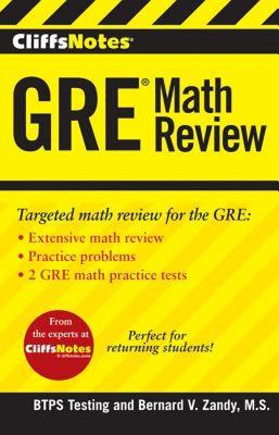 现货 Cliffsnotes GRE Math Review