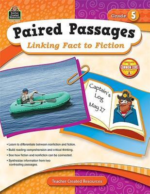 【预售】Paired Passages, Grade 5: Linking Fact to Fiction