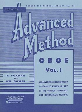 【预售】Rubank Advanced Method - Oboe Vol. 1