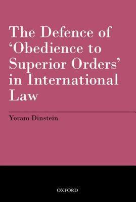 【预售】The Defence of 'Obedience to Superior Orders' in