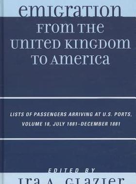 【预售】Emigration from the United Kingdom to America