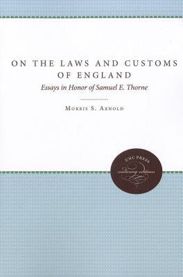 【预售】On the Laws and Customs of England: Essays in Honor