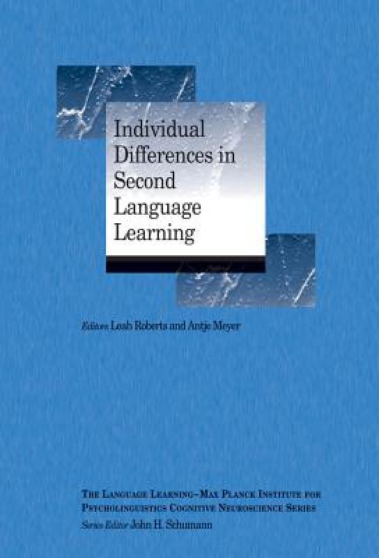 【预售】Individual Differences in Second Language Learning