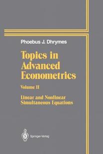 Advanced Econometrics Topics Volume Linear 预售