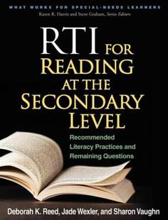 for Reading Level 预售 Recommended Secondary RTI the