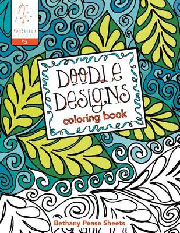 【预售】doodle designs coloring book: teaches you: color