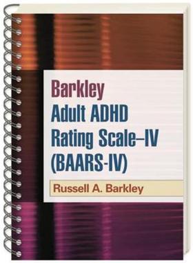 【预售】Barkley Adult ADHD Rating Scale--IV (BAARS-IV)