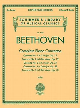 【预售】Ludwig Van Beethoven: Complete Piano Concertos