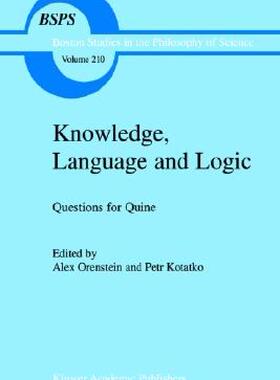 【预售】Knowledge, Language and Logic: Questions for Quine