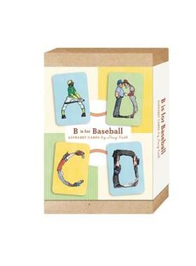 【预售】B Is for Baseball: Alphabet Cards