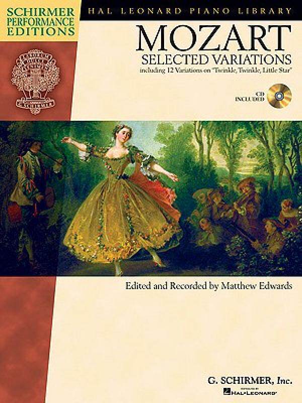 【预售】Mozart Selected Variations [With CD (Audio)]