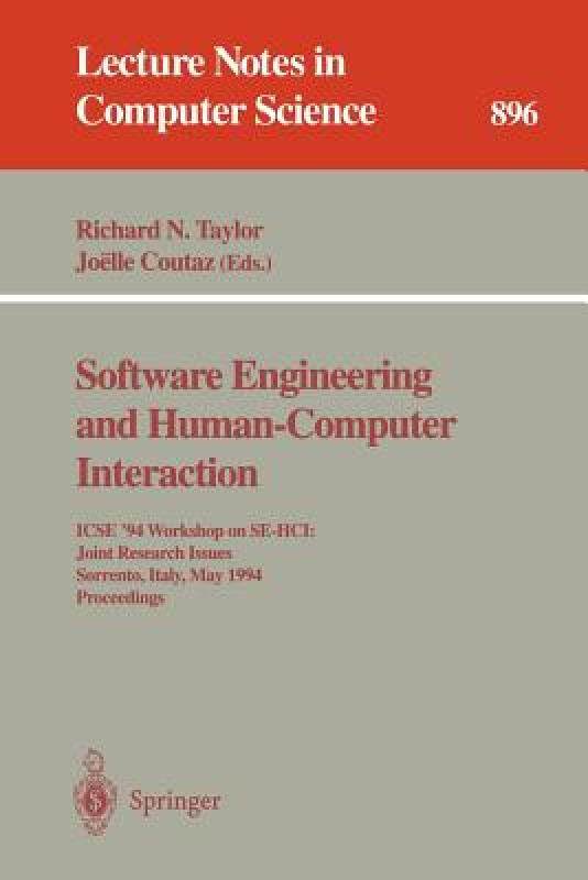 【预售】Software Engineering and Human-Computer Interaction: