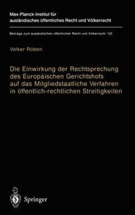 【预售】Die Einwirkung Der Rechtsprechung Des Europaischen