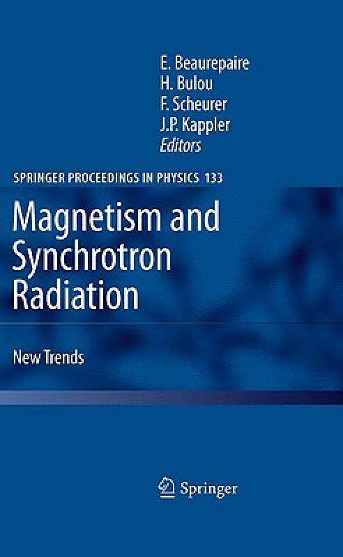 【预售】Magnetism and Synchrotron Radiation: New Trends