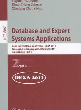 【预售】Database and Expert Systems Applications: 22nd