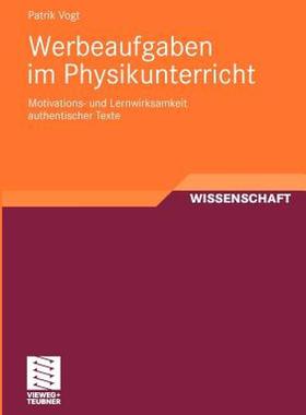 【预售】Werbeaufgaben Im Physikunterricht: Motivations- Und
