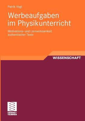 【预售】Werbeaufgaben Im Physikunterricht: Motivations- Und