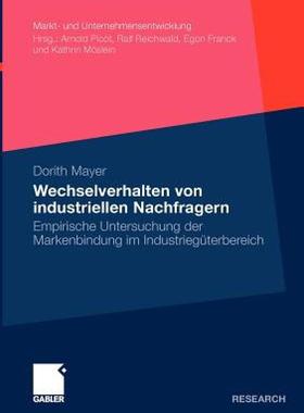 【预售】Wechselverhalten Von Industriellen Nachfragern: