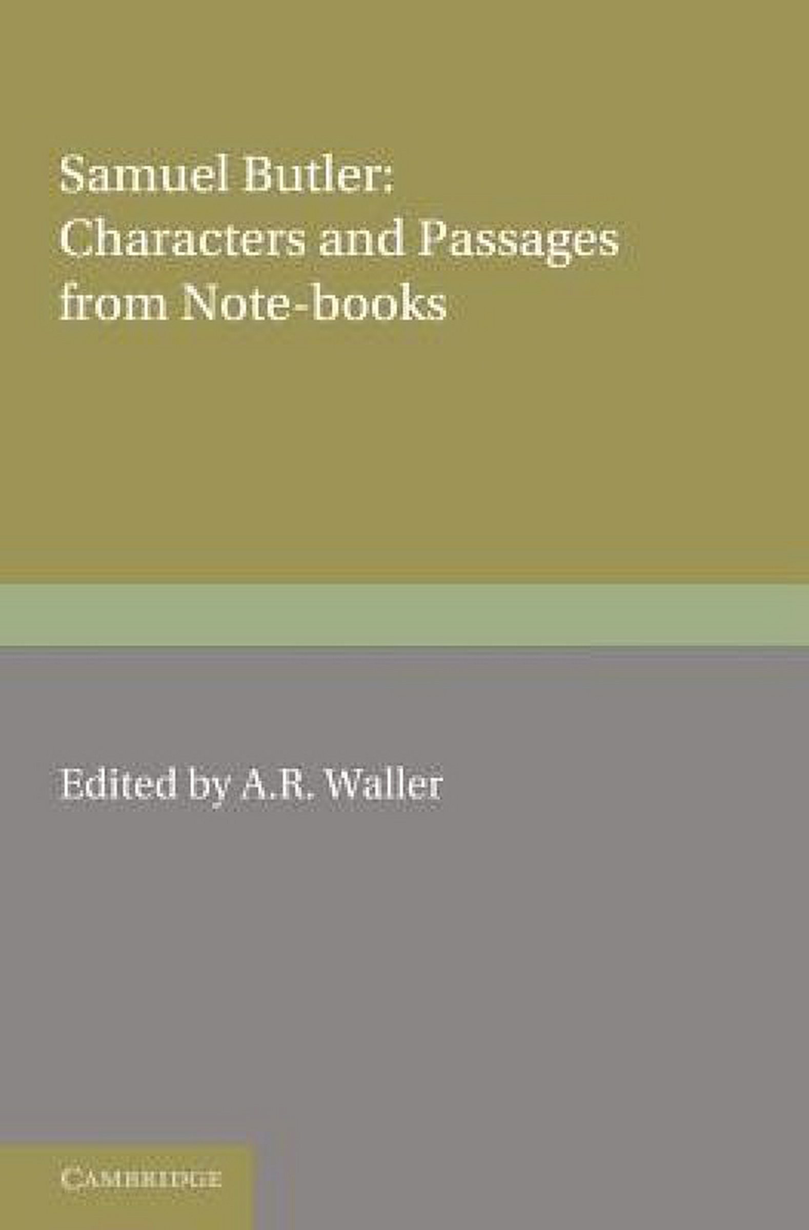 【预售】samuel butler: characters and passages from