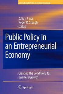 【预售】Public Policy in an Entrepreneurial Economy: