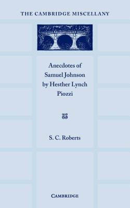 【预售】Anecdotes of Samuel Johnson