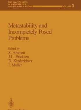【预售】Metastability and Incompletely Posed Problems