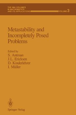 【预售】Metastability and Incompletely Posed Problems