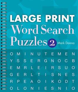 【预售】Large Print Word Search Puzzles 2