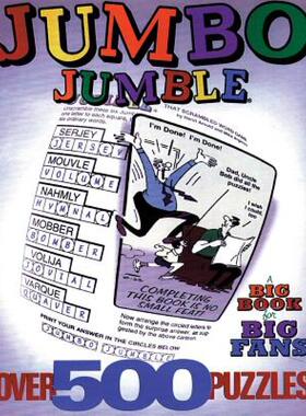 【预售】Jumbo Jumble: A Big Book for Big Fans