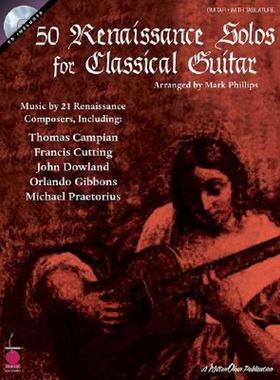 【预售】50 Renaissance Solos for Classical Guitar [With CD]