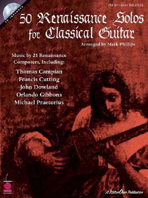 【预售】50 Renaissance Solos for Classical Guitar [With CD]
