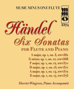 Six Sonatas for and Handel Flute Piano 预售