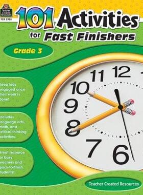 【预售】101 Activities for Fast Finishers, Grade 3
