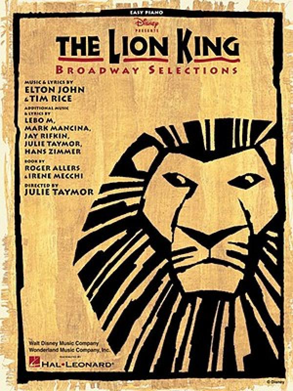 【预售】The Lion King: Broadway Selections