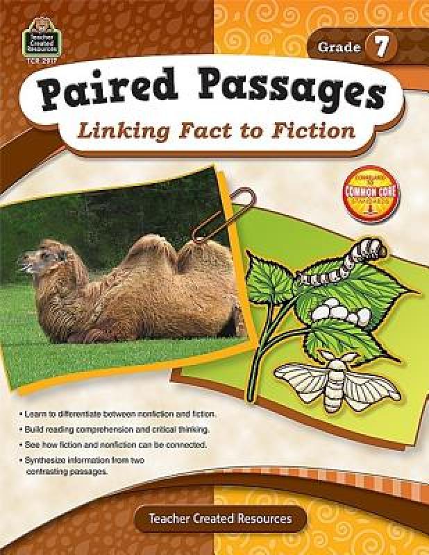 【预售】Paired Passages, Grade 7: Linking Fact to Fiction