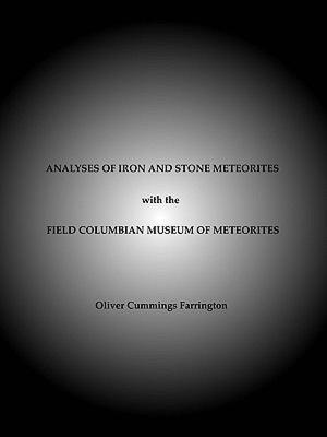 【预售】Analyses of Iron and Stone Meteorites, with the