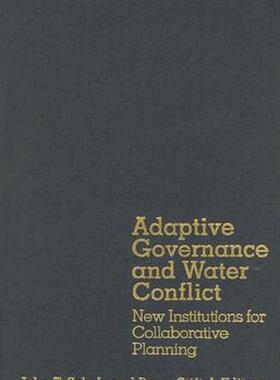 【预售】Adaptive Governance and Water Conflict: New